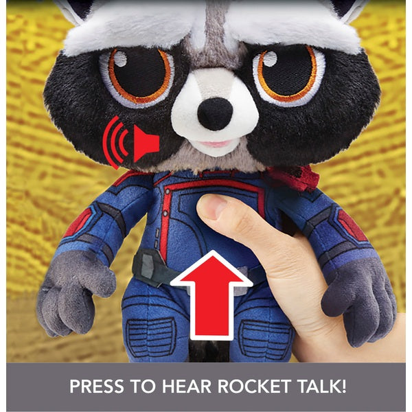 Marvel Guardians of The Galaxy Rocket Interactive Plush