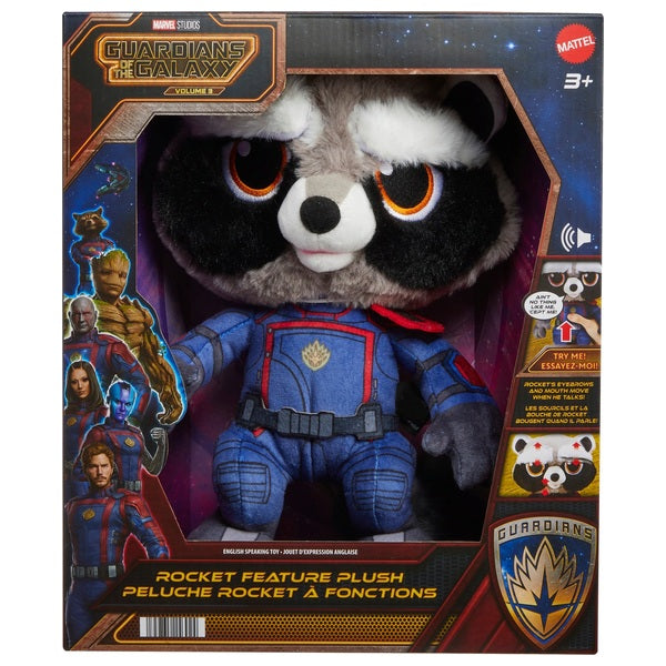 Marvel Guardians of The Galaxy Rocket Interactive Plush