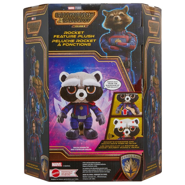 Marvel Guardians of The Galaxy Rocket Interactive Plush