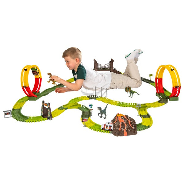 Kids Jurassic Park Track Loop Playset For 3 Years +