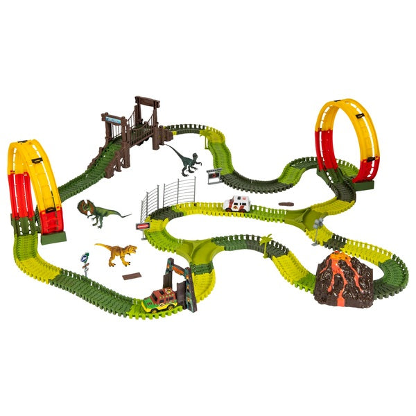 Kids Jurassic Park Track Loop Playset For 3 Years +