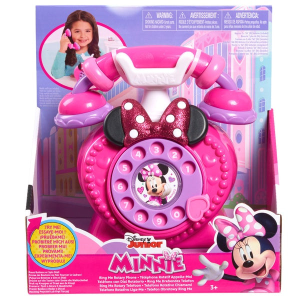 Disney Junior Minnie Mouse Ring Me Rotary Phone