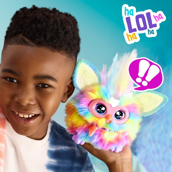 Furby Interactive Tie Dye Plush Toy