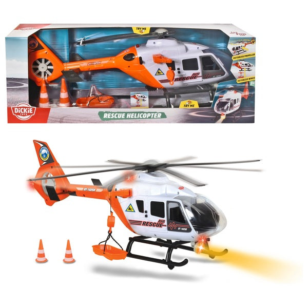 Giant Light & Sound Rescue Helicopter With Light And Sounds