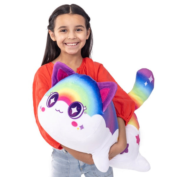 Aphmau 40cm Jumbo Plush Rainbow Cat