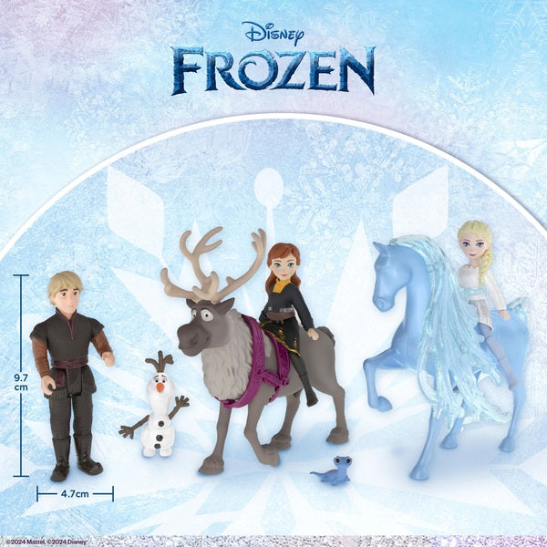 Disney Frozen Action Figures Set for Kids, Snow White, Olaf and Kristoff, Ages 3+