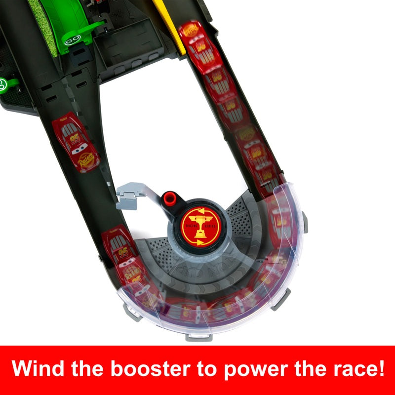 Disney Cars Piston Cup Speedway Playset + Free Activity Book