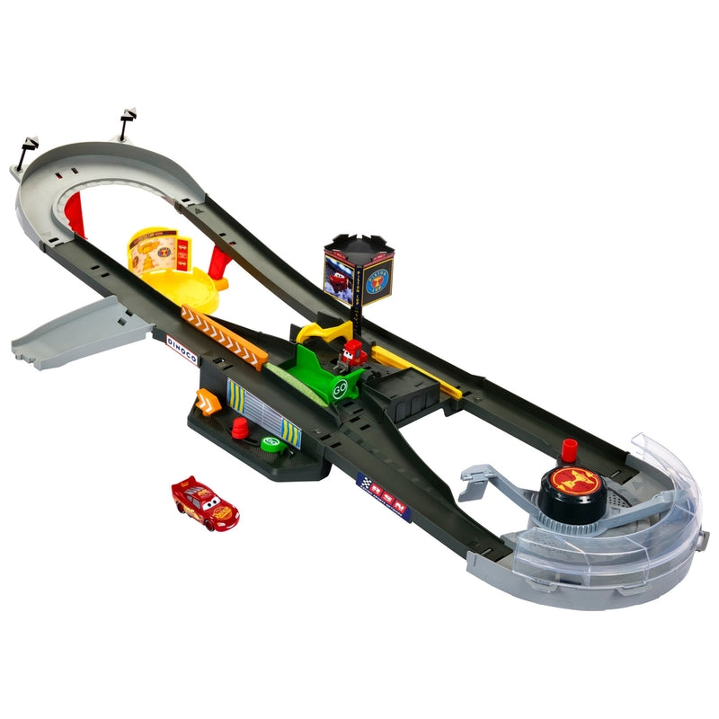Disney Cars Piston Cup Speedway Playset + Free Activity Book