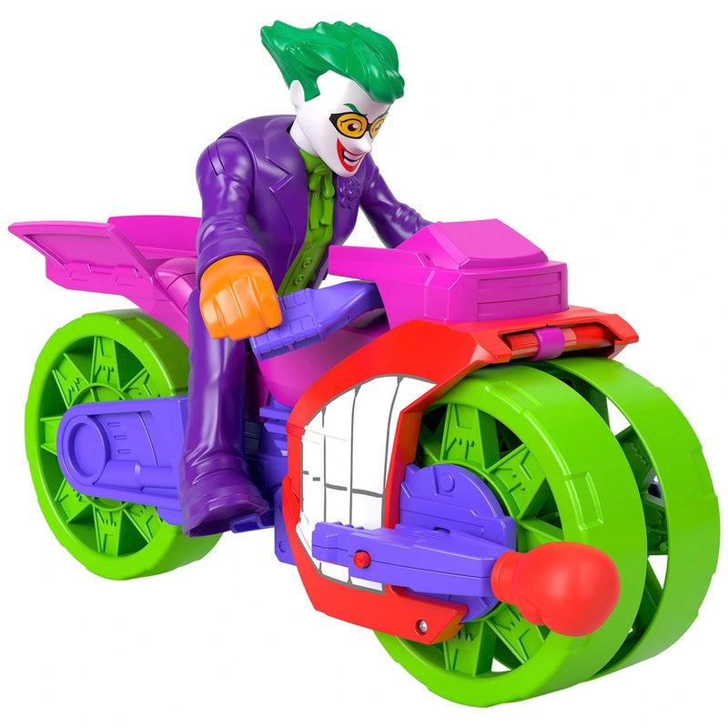 Imaginext DC Super Friends The Joker XL Figure and Laff Cycle Vehicle Set