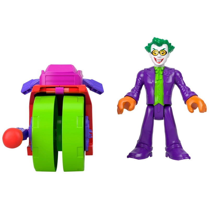 Imaginext DC Super Friends The Joker XL Figure and Laff Cycle Vehicle Set