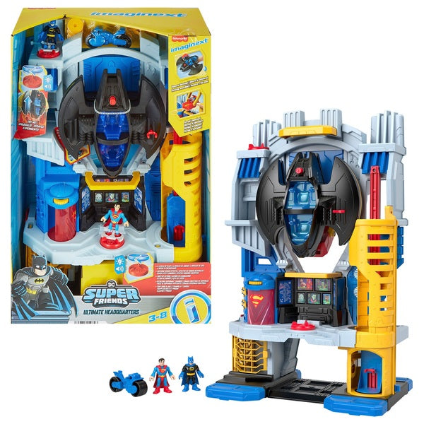 Imaginext DC Super Friends Ultimate Headquarters Playset with Batman Figure