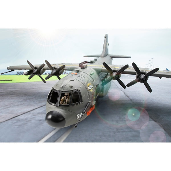 Soldier Force Lights and Sounds Hercules Cargo Plane Set