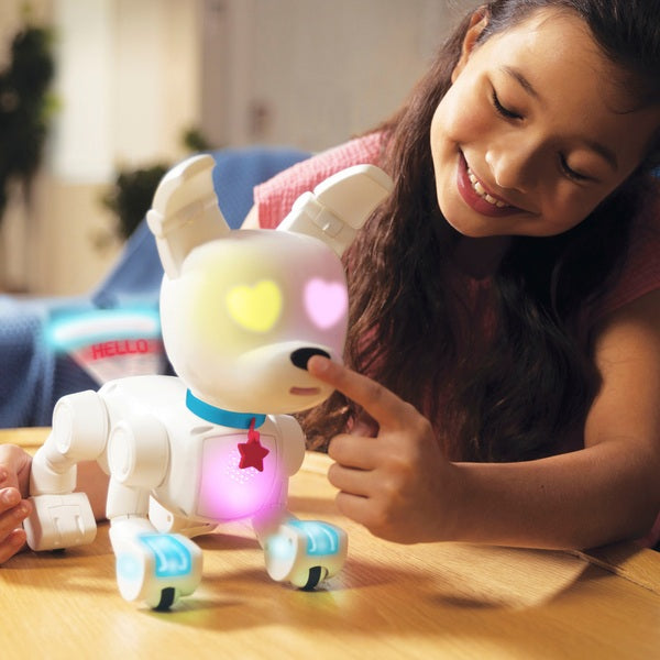 DOG-E Interactive Robot Dog with Colourful LED Lights & 200+ Sounds & Reactions