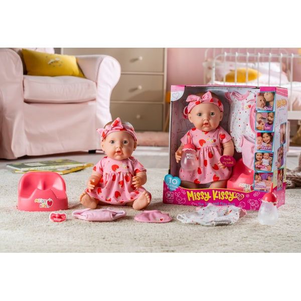 Missy Kissy 38cm Talking Doll With Accessories