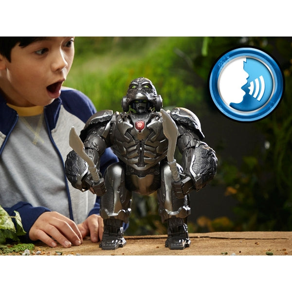 Transformers: Rise of the Beasts Command & Convert Animatronic Optimus Primal Figure