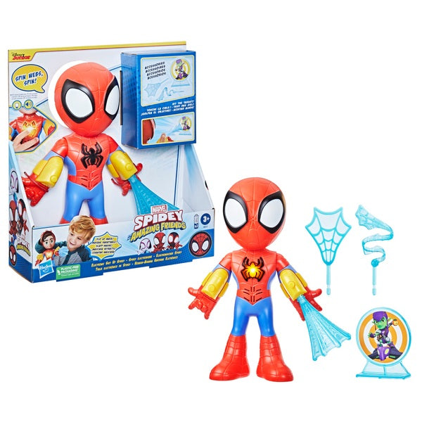 Marvel Spidey and His Amazing Friends Electronic Suit Up Spidey Action Figure