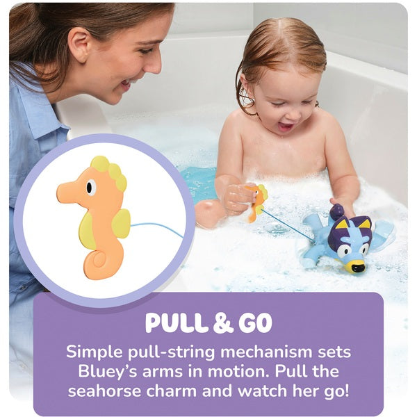 TOMY Toomies Swimming Bluey Bath Toy