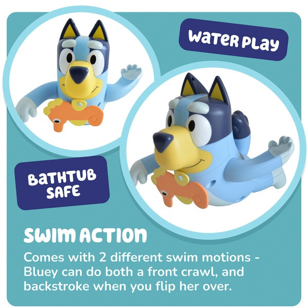 TOMY Toomies Swimming Bluey Bath Toy