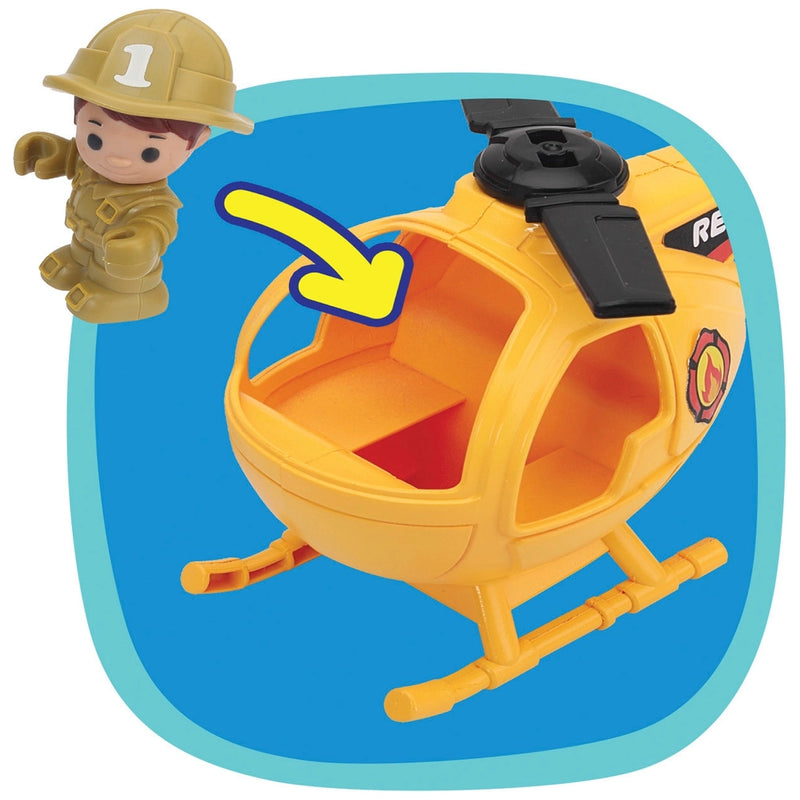 Big Steps Rescue Mission Fire Station Playset