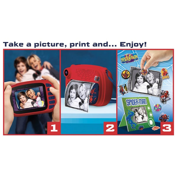 Marvel Spider-Man 3-in-1 Print Camera