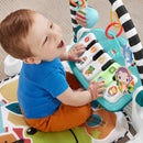 Fisher-Price Glow & Grow Kick & Play Piano Baby Gym Blue + Free Activity Book