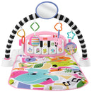 Fisher-Price Glow & Grow Kick & Play Piano Baby Gym Pink + Free Activity Book
