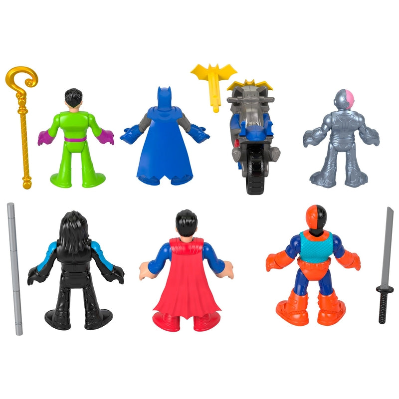 Imaginext DC Action Figures (6-Pack) + Free Activity Book