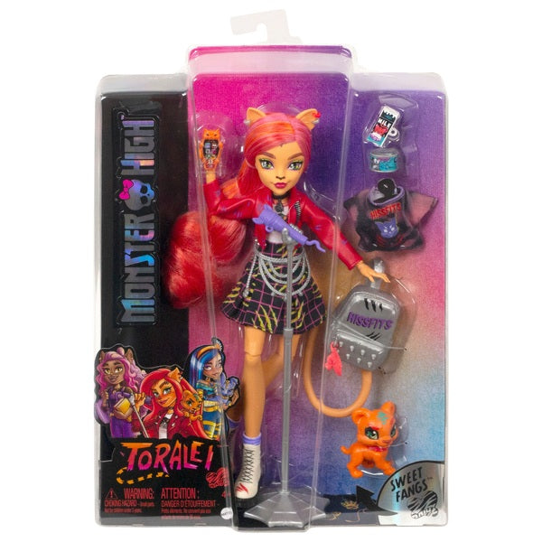 Monster High Toralei Stripe Doll with Pet and Accessories