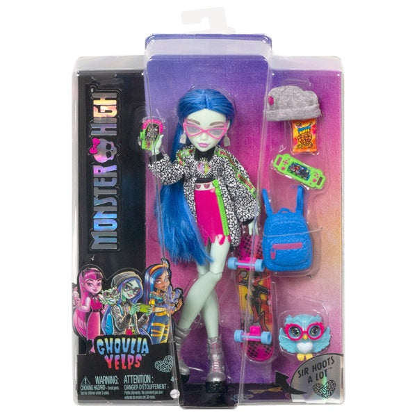 Monster High Ghoulia Yelps Doll with Pet and Accessories