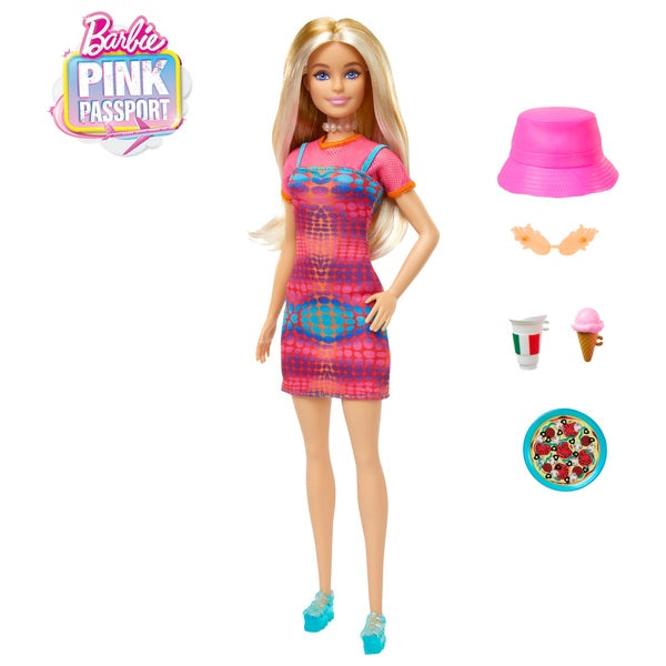 Barbie Pink Passport Italy Doll