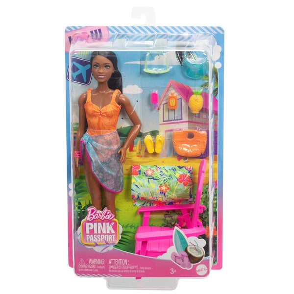 Barbie Pink Passport Hawaii Doll