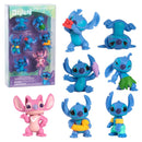 Disney Stitch Mini Figures 7-Pack + Free Activity Book