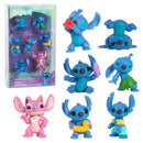 Disney Stitch Mini Figures 7-Pack + Free Activity Book