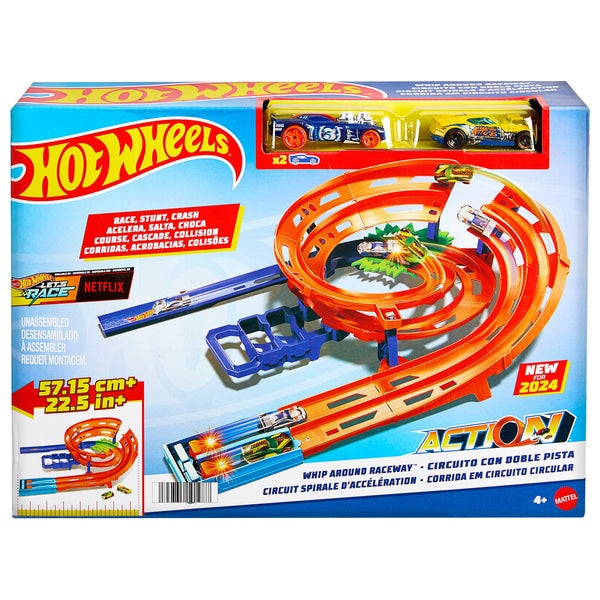 Hot Wheels Whip Around Raceway Track Playset