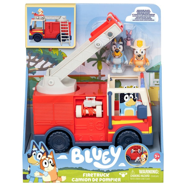 Bluey Fire Truck Playset For 3 Years +