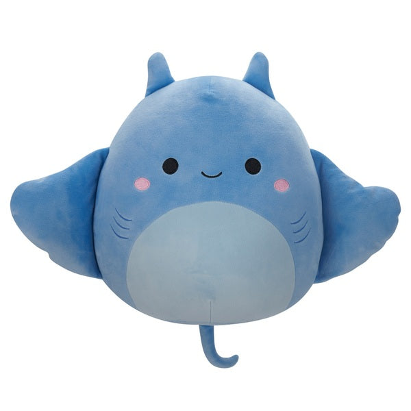 Original Squishmallows 30cm Lux the Blue Manta Ray Soft Toy