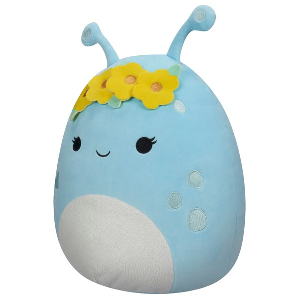 Original Squishmallows 40cm Natnat the Blue Alien Soft Toy