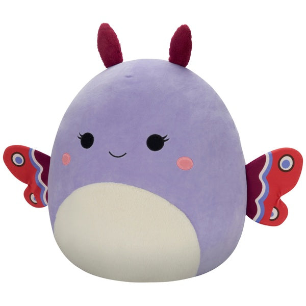 Original Squishmallows 50cm Sandrine the Lavender Moth Soft Toy