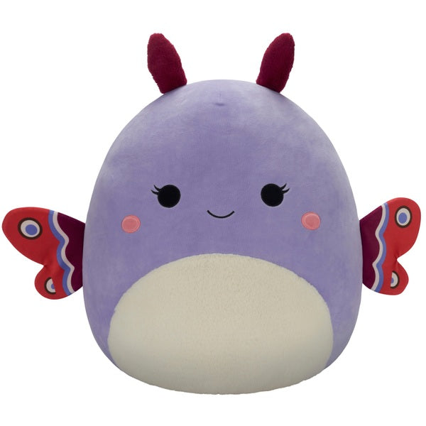 Original Squishmallows 50cm Sandrine the Lavender Moth Soft Toy