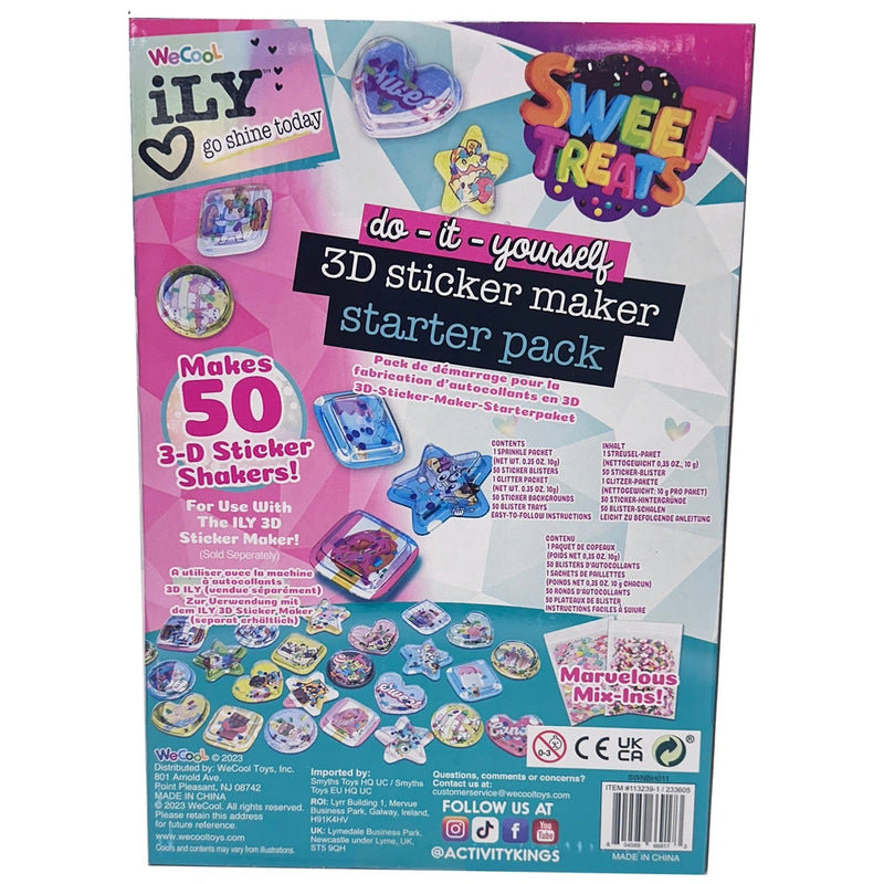 3D Sticker Maker Starter Pack - Sweet Treats