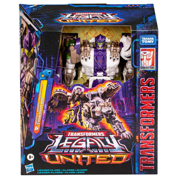 Transformers Legacy United Leader Class Beast Wars Universe Tigerhawk Action Figure