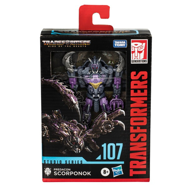 Transformers Studio Series Rise of the Beasts 107 Predacon Scorponok Action Figure