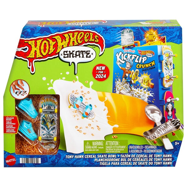 Hot Wheels Skate - Tony Hawk Cereal Skate Bowl Set