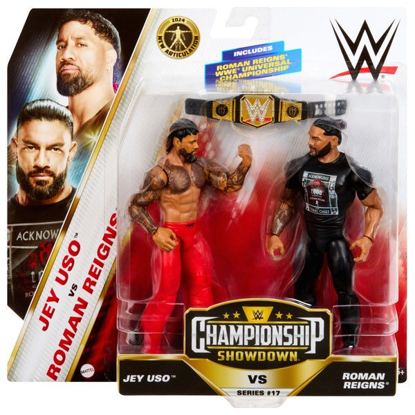 WWE Championship Showdown Roman Reigns vs Jey Uso 2 Pack