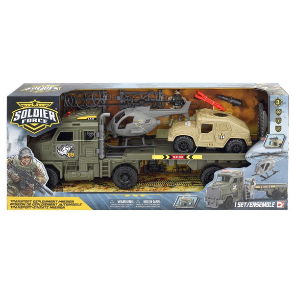 Soldier Force Transport Deployment Mission Playset