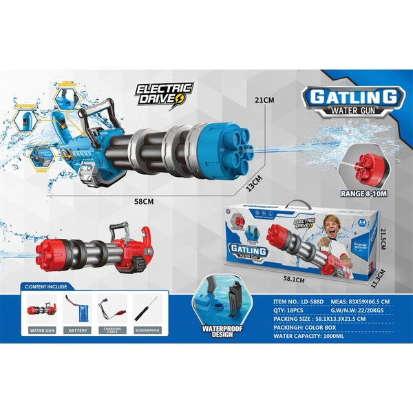 Electric Gatlin Water Blaster