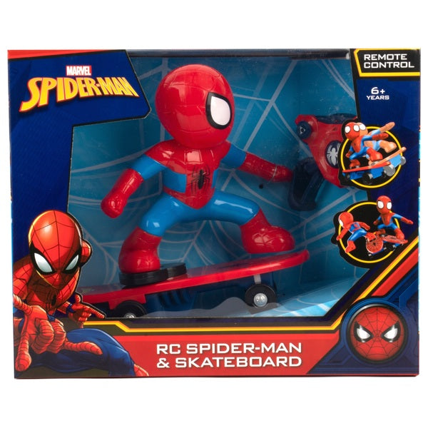 Remote Control Marvel Spider-Man & Skateboard Set