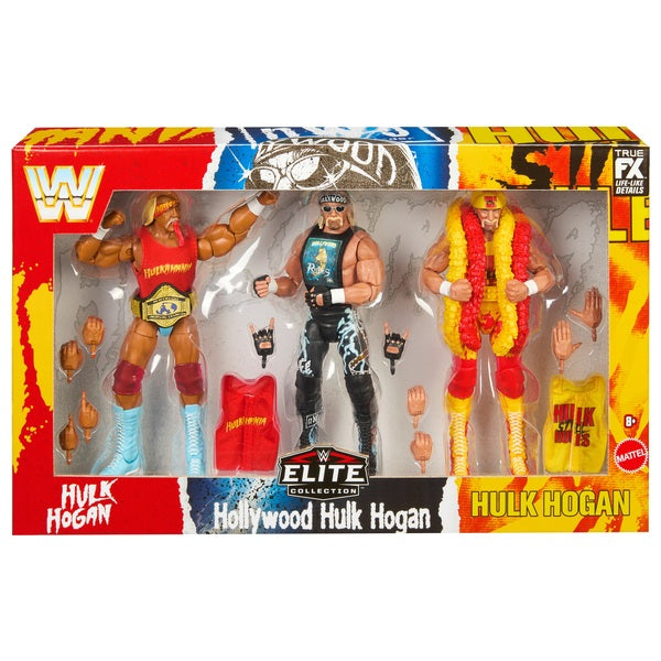 WWE Elite Hulk Hogan 40th Anniversary Action Figure 3 Pack