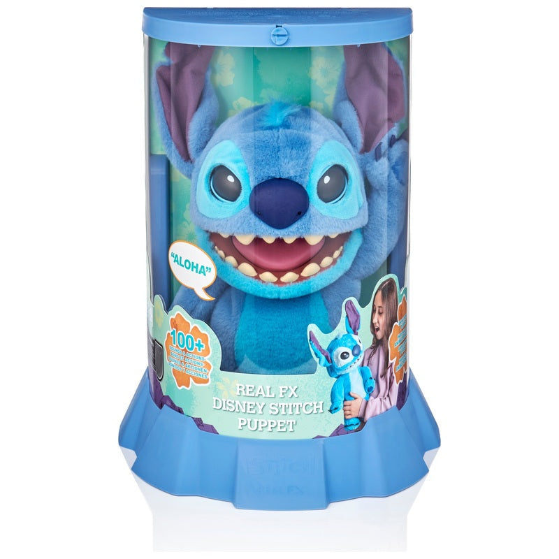Disney Stitch Puppetronic by RealFX – Interactive Toy + Free Activity Book
