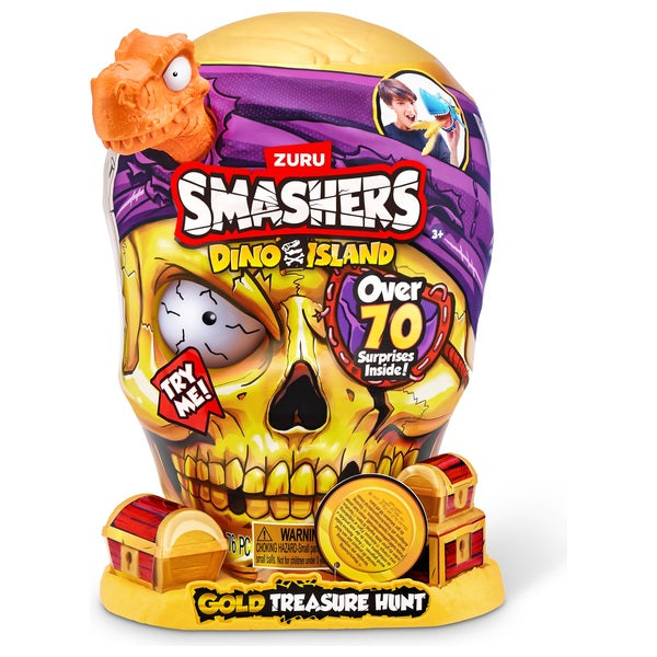 Smashers Dino Island Gold Treasure Hunt Set Assortment by ZURU